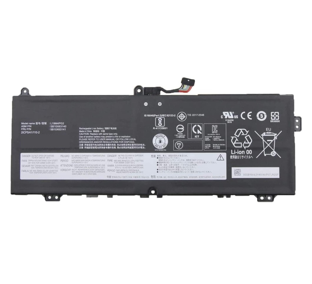 Techie Battery for Lenovo L19L4PG2 - Lenovo IdeaPad FLEX 5 CB 13ITL6-82M7001VGE Laptops (7140mAh, 4-Cell)