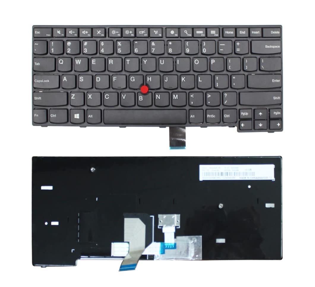 Techie Laptop Keyboard for Lenovo E450, e455, e460, e465, w450 with MOUSE and FRAME