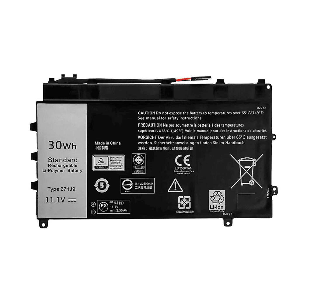 Techie Battery for Dell 271J9 - 0GWV47, Latitude 7350, P58G001 Laptops (2200mAh, 3-Cell)