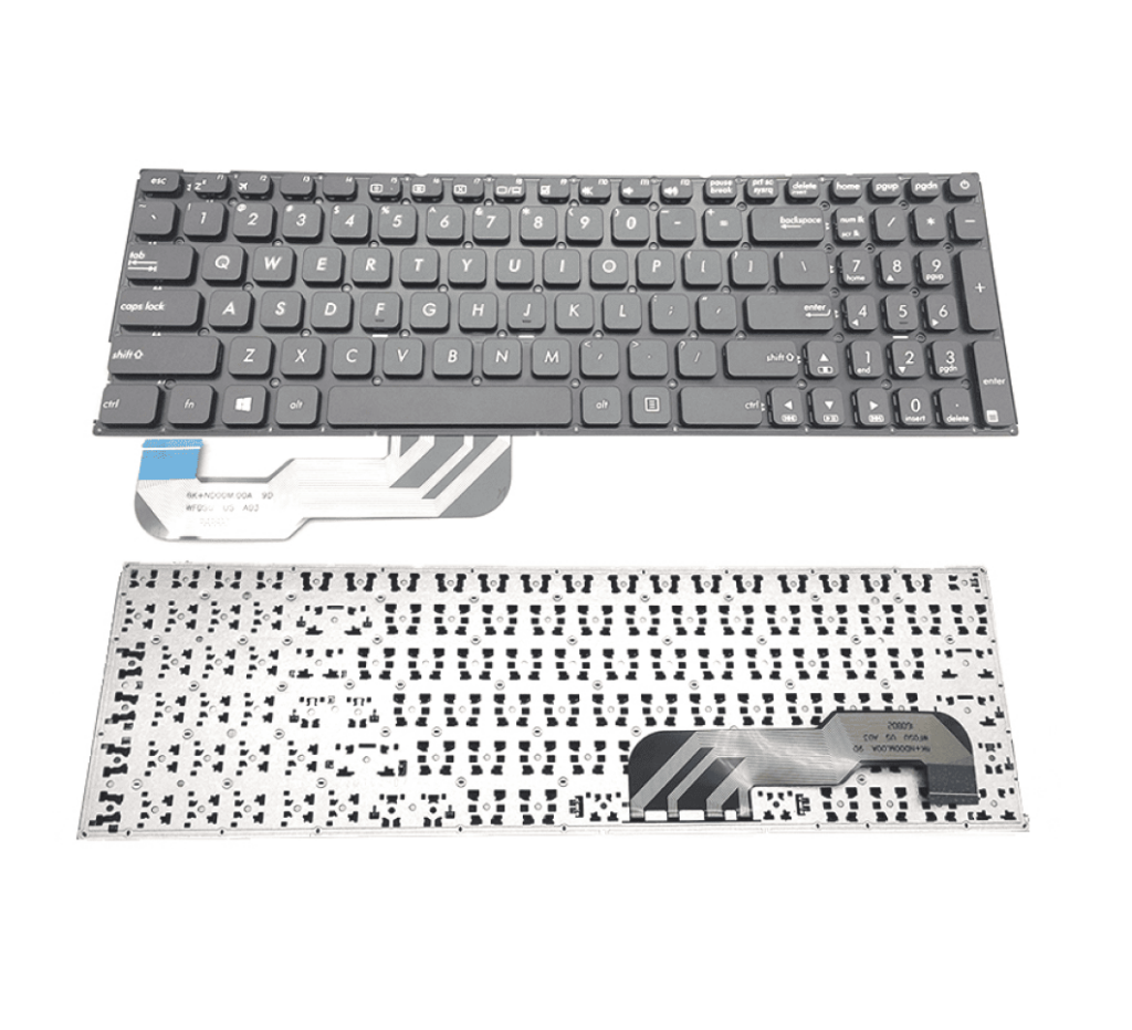 Techie Laptop Keyboard For Asus VivoBook X540, 0KNB0610TUS00, X540LA, X540LJ, X540SA, X540SC