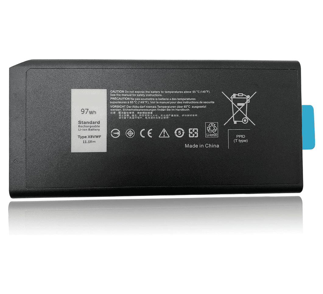 Techie Battery for Dell X8VWF, 4XKN5 - 5404 RUGGED, 7414, E5404, E7404 Laptops (4400mAh, 6-Cell)