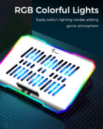 Techie Aerocool 6 fan laptop cooling pad WIth RGB light