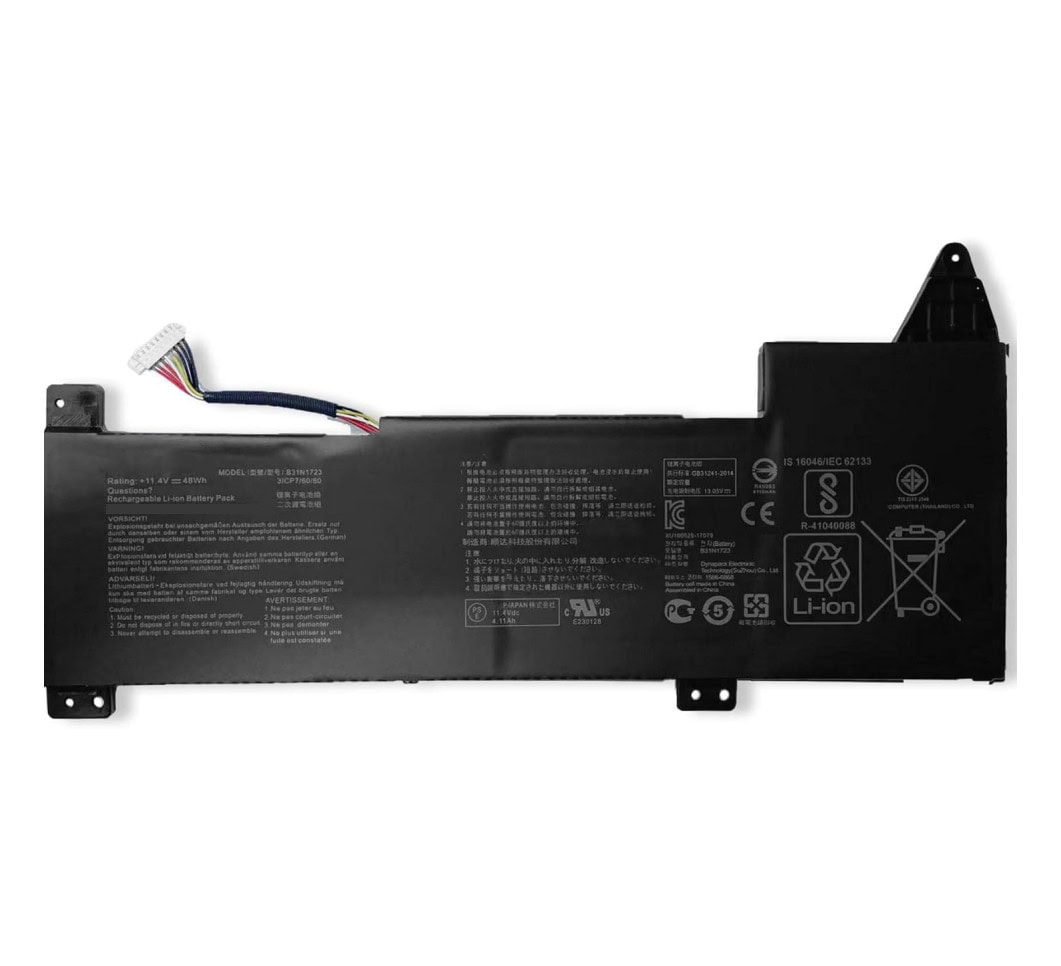 Techie Battery For Asus B31N1723, VivoBook X570DD, K570UD, M570DD