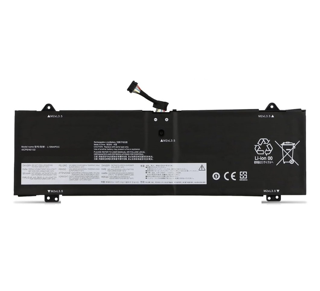 L19C4PDC Battery main Techie Battery for Lenovo L19C4PDC, L19L4PDC, L19M4PDC, YOGA 7-14ACN6, YOGA 7-14ITL5, YOGA 7-15ITL5 Series Laptops (3200mAh, 4-Cell)