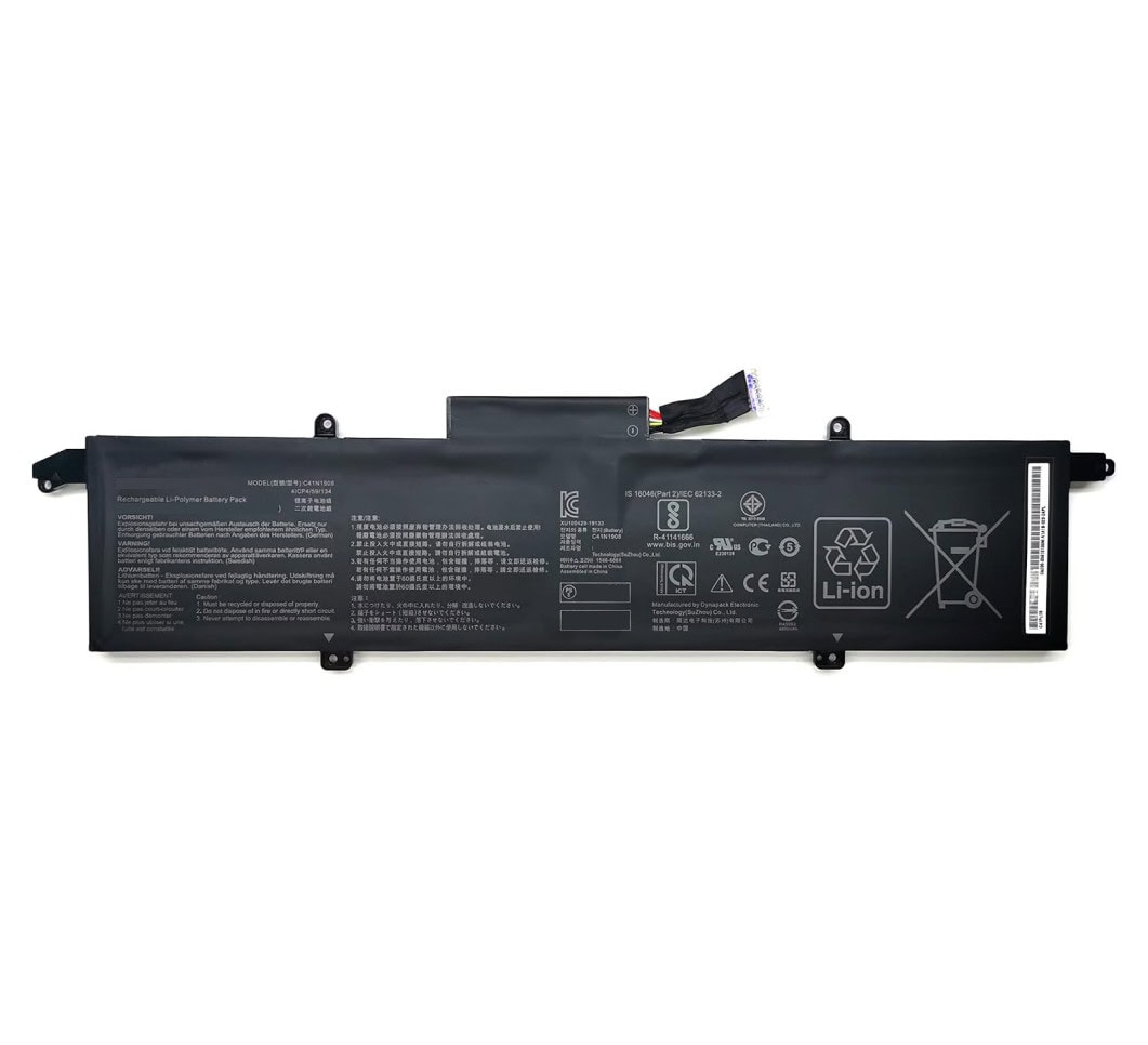 C41N1908 Battery main Techie Battery for ASUS C41N1908, Rog ZEPHYRUS PX, ZEPHYRUS GA Series Laptops (3800mAh, 4-Cell)