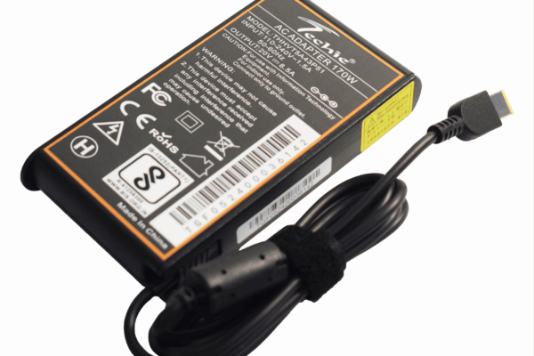 Techie 170W Laptop Charger for Lenovo Legion 5 15ACH6, S7 15ARH5, Yoga Pro 9 Series (20V, 8.5A) USB Pin.