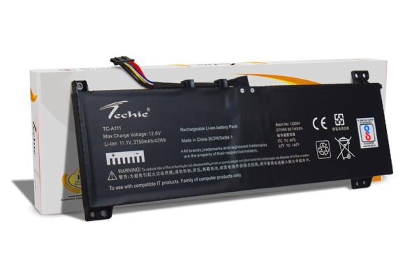 Techie Laptop Battery for Lenovo L20M3PC2, IdeaPad GAMING 3 15ACH6-82K Series Laptops (3750mAh, 3-Cell)