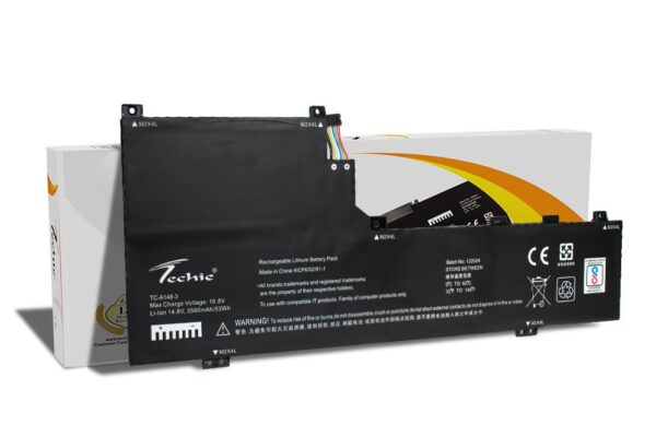 Techie Laptop Battery for Lenovo L19M4PD2, IdeaPad S740-14IIL, YOGA S740-14IIL Laptops (3560mAh, 4-Cell)