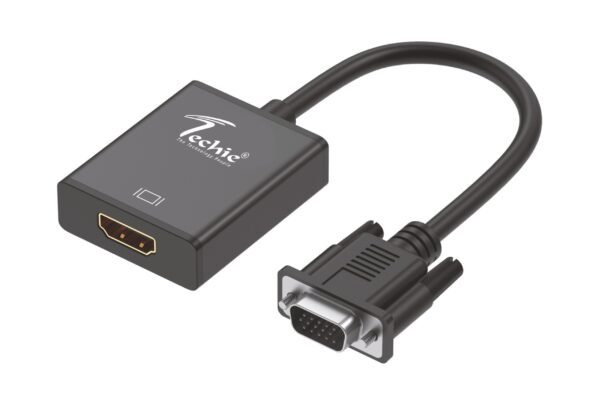 Techie VGA to HDMI Converter with Audio