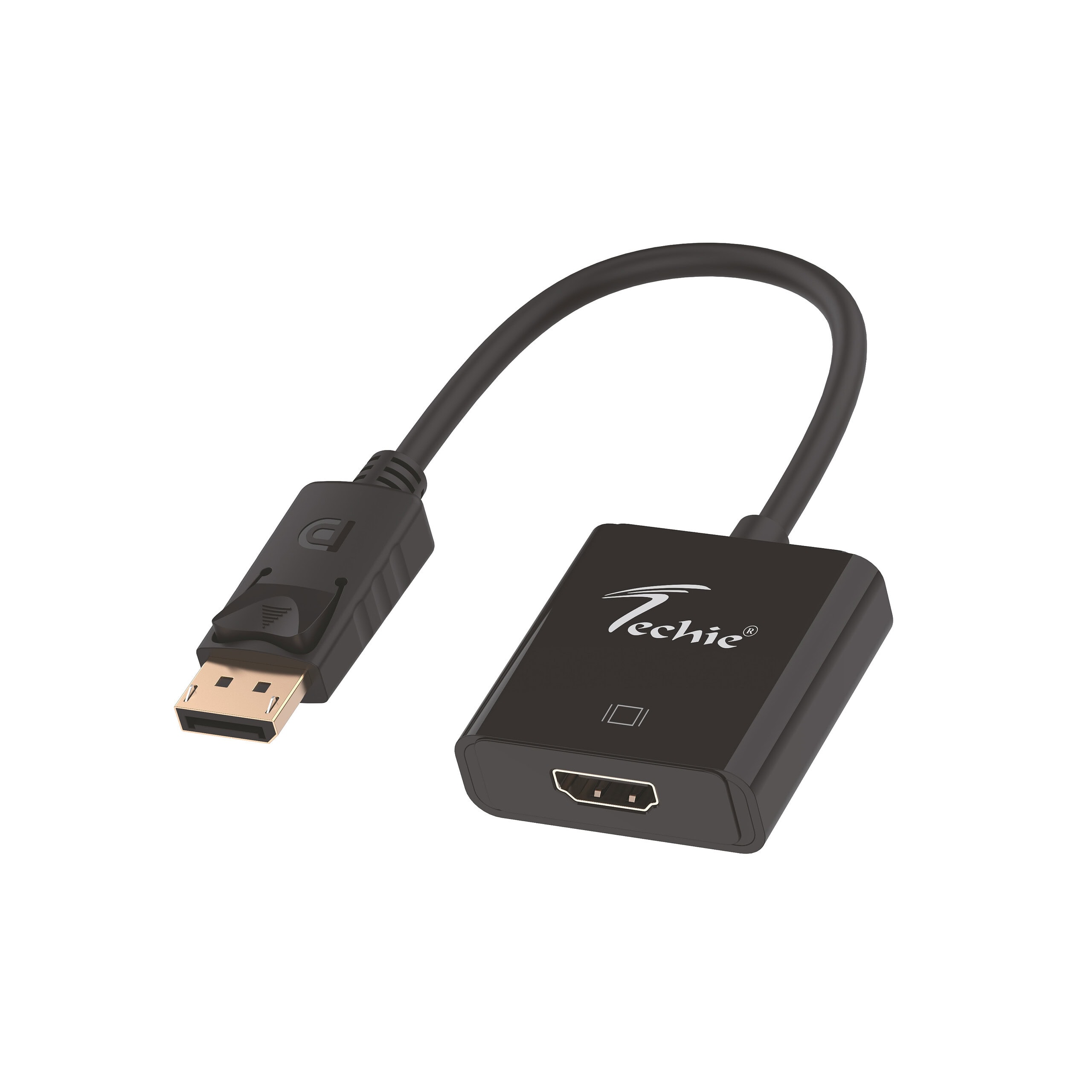 Techie DisplayPort To 4K HDMI Converter Techie Store