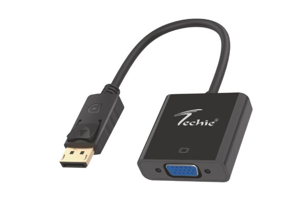 Techie DisplayPort (DP) to VGA Converter