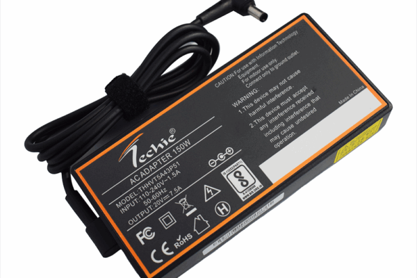 Techie 150W Laptop Charger for Asus ROG Strix G15 G513IH, TUF F15 FX507Z, FX505 Series (20V, 7.5A) 6.0*3.7MM Pin