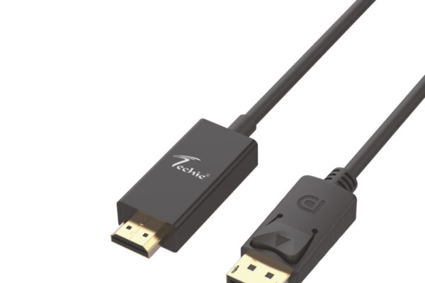 Techie DisplayPort to HDMI 4K Cable 1.8M