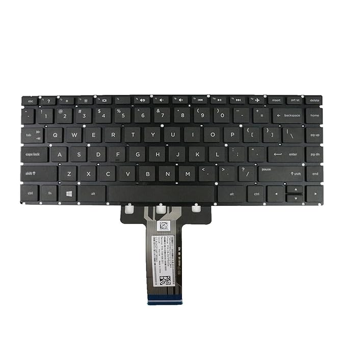 14-BK Series black with back Techie Laptop Keyboard For HP Pavilion 14-BA Series,14-BS Series, 14T-BA Series Laptops With Backlight