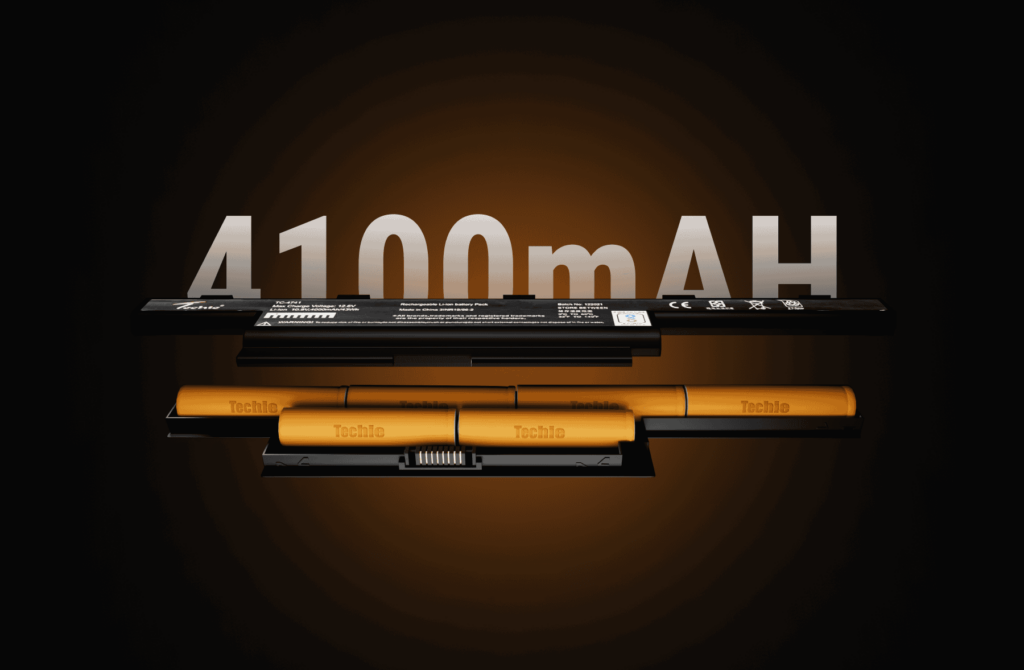 Techie Pro Series Laptop Battery for HP SS03XL – 3-Cell, 4100 mAh, Long Backup