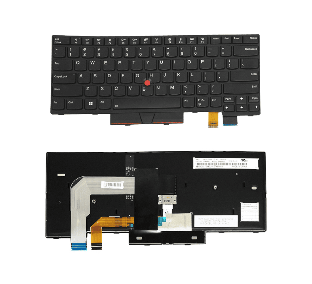 KBT470-MOUSE-BKL-Keyboard Techie Laptop Keyboard For Lenovo ThinkPad T470, 01AX405, A475, T480, A485 Laptops With Mouse And Backlight