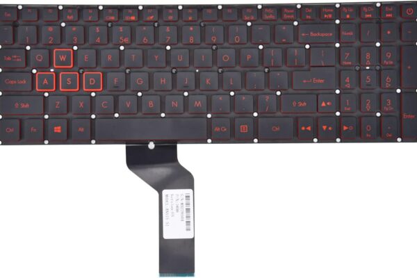Techie Laptop Keyboard for Acer Nitro 5 AN515-41, AN515-53 With Backlight