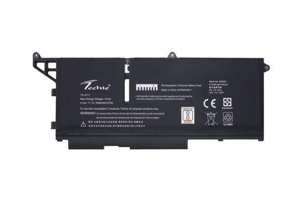 Techie Compatible Battery for Dell 293F1– Latitude 5330, 7430, P135G, P137G Series Laptops (4300mAh, 3-Cell)