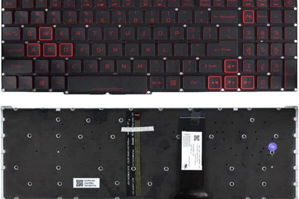 Techie Laptop Keyboard for Acer Nitro 5 AN515-54, AN515-55 With Backlight