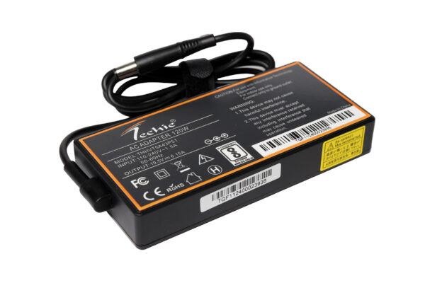 Techie 120W Laptop Charger for MSI GE63, MS17E2 Series (19.5V, 6.15A) 7.4*5.0MM