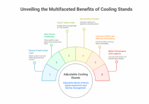 Laptop Ergonomics 101: Why You Need an Adjustable Cooling Stand