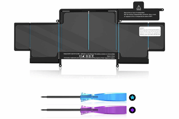 Techie Compatible Battery for Apple A1502, A1582 – MacBook Pro 13.3 inch Retina Series Laptops (6600mAh, 6-Cell)