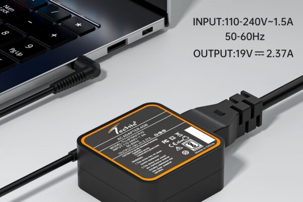 Techie 45W Laptop Charger for Asus ExpertBook P1, F540L, F556U, K540L, X515E, R417MA, VivoBook 15 M513U Series (19V, 2.37A) 4.0*1.35MM