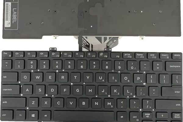 Techie Laptop Keyboard for Dell Latitude 7400, E7400, L3400, 5400 Series with Backlight