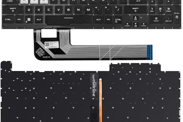 Techie Laptop Keyboard for Asus TUF Gaming F15 FX506, FX506U, FX506II, F17 FX706, FX706L Series