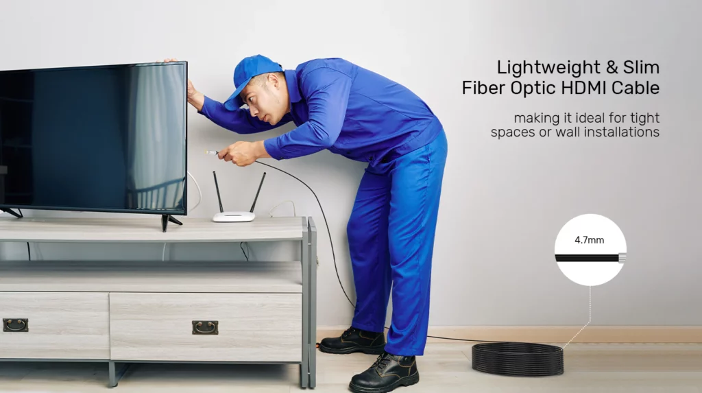 Techie Fiber Optic HDMI Cable | 4K@60Hz | 30M