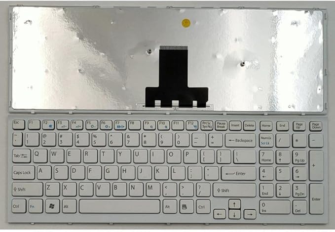Techie Laptop Keyboard for Sony Vaio VPC-EB Series White Techie Laptop Keyboard for Sony Vaio VPC-EB Series White