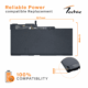 Techie Pro Series Laptop Battery for HP CM03XL – 3-Cell, 4800 mAh, Long Backup size