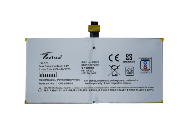 Techie Battery for Microsoft G3HTA027H - Front