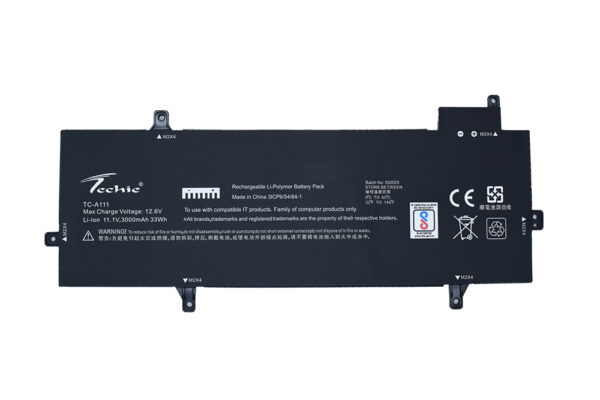 echie Laptop Battery for Lenovo L21C3P72 - Front