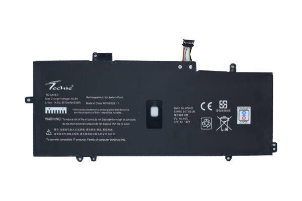 Techie Compatible Battery for Lenovo L18M4P72- Front